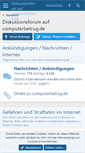 Mobile Screenshot of forum.computerbetrug.de